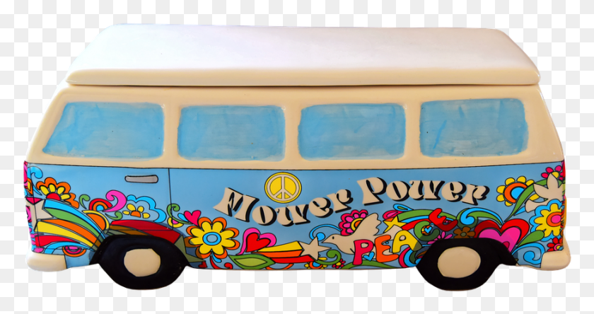871x429 Vw Camper Blau Snoopy Fhrt Bully Bus, Vehículo, Transporte, Van Png