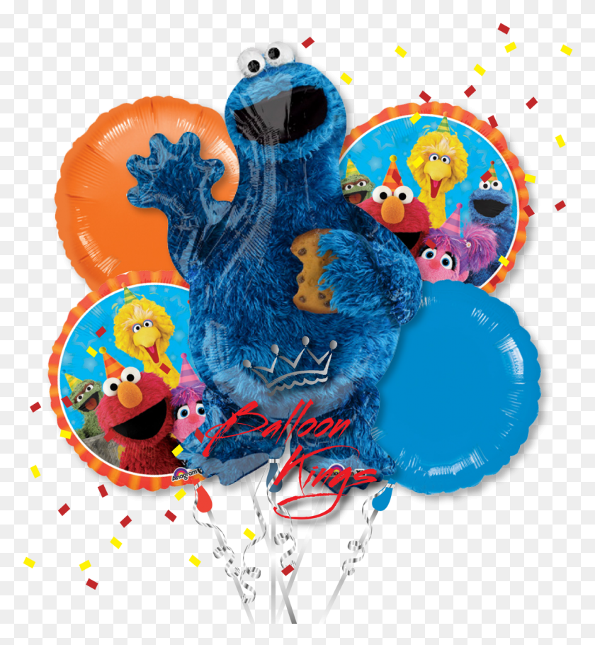 1119x1220 Cookie Monster Bouquet Cookie Monster, Toy, Graphics HD PNG Download