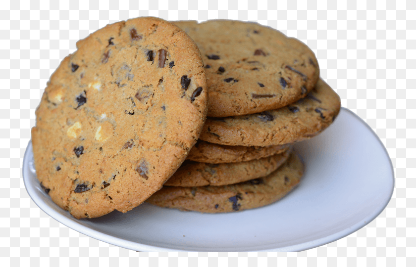 756x480 Cookiebanner Chocolate Chip Cookie, Bread, Food, Biscuit HD PNG Download