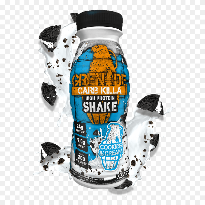 687x779 Cookies Cream Shake Protein Drinks South Africa, Label, Text, Beverage HD PNG Download