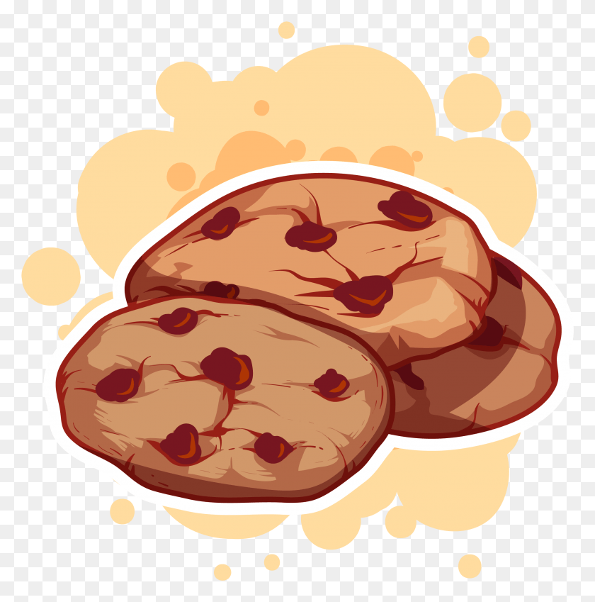 2636x2669 Cookies Illustration, Food, Bread, Plant HD PNG Download