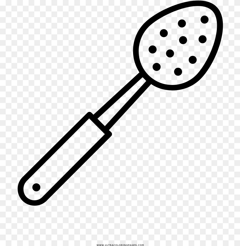 Cooking Utensils Coloring, Gray Clipart PNG