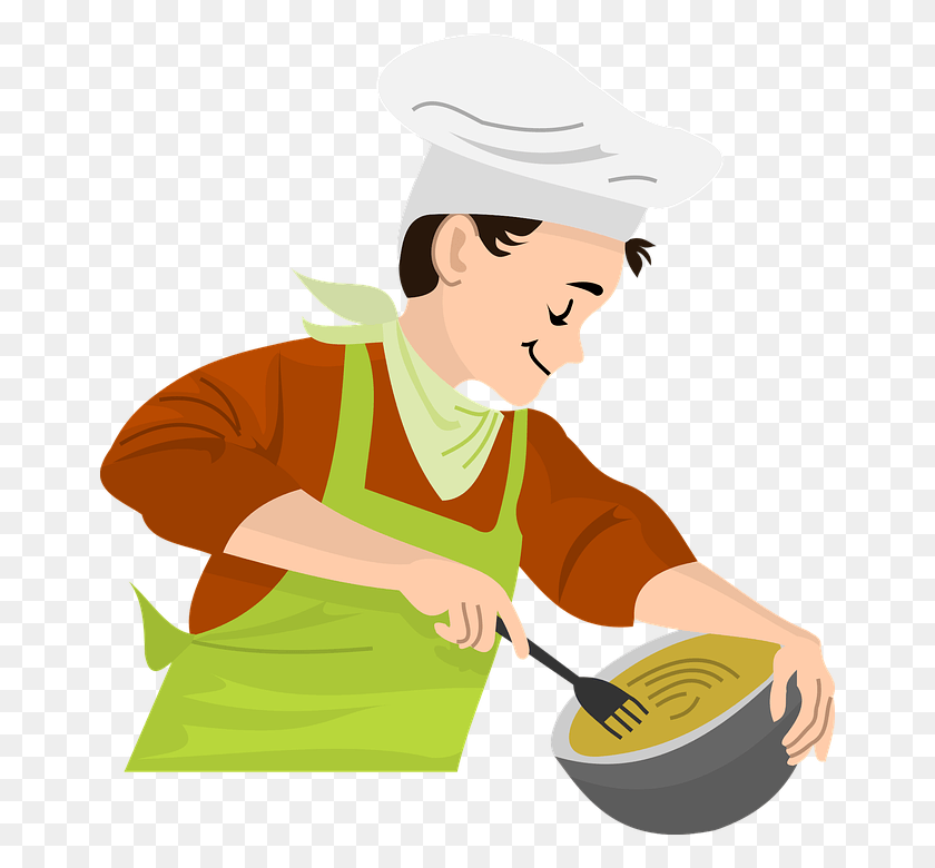 660x720 Глагол Приготовление Cucinare, Человек, Человек, Уборка Hd Png Скачать