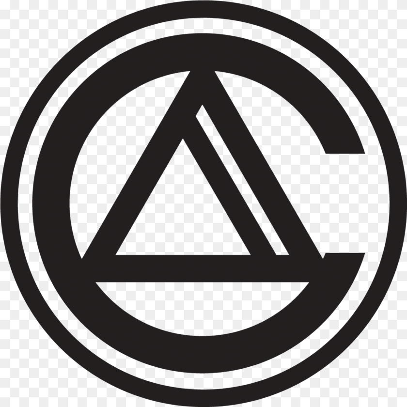 Cool A Logo, Triangle, Symbol Sticker PNG