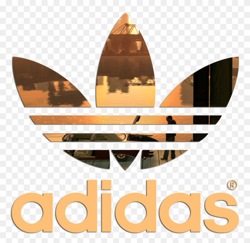 809x785 Cool Adidas Logo, Poster, Advertisement, Logo HD PNG Download