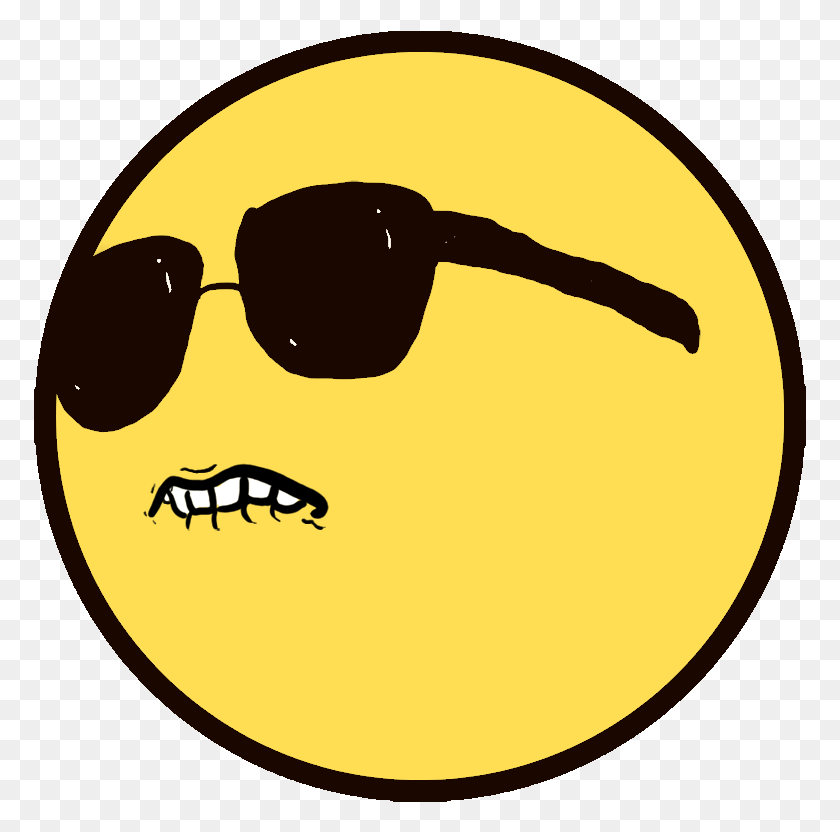773x772 Cool Forum Avatars Gif Dat Ass Smiley Face, Sunglasses, Accessories, Accessory HD PNG Download