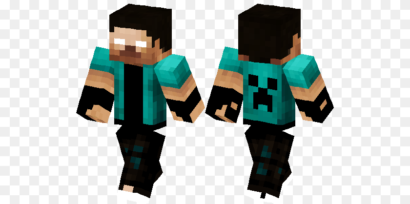 528x418 Cool Herobrine Minecraft Skin Minecraft Hub, Fashion, Person, Cape, Clothing Clipart PNG
