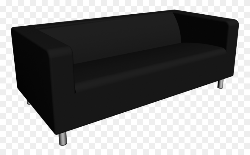 769x460 Cool Ikea Black Couch Lovely Ikea Black Couch 98 Studio Диван, Мебель, Стол, Кровать Hd Png Download