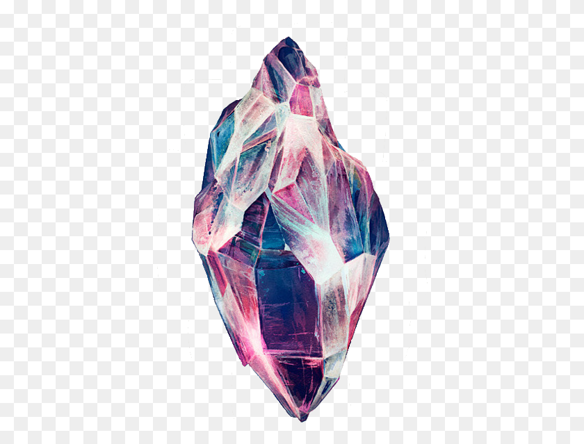 391x579 Cool Pink Purple Diamond Transparent Crystal, Mineral, Quartz, Person Descargar Hd Png