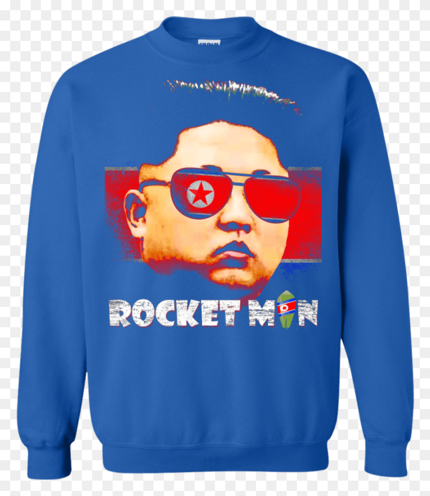 870x1015 Cool Rocket Man Kim Jong Un Funny Christmas T Shirts, Clothing, Apparel, Sleeve HD PNG Download