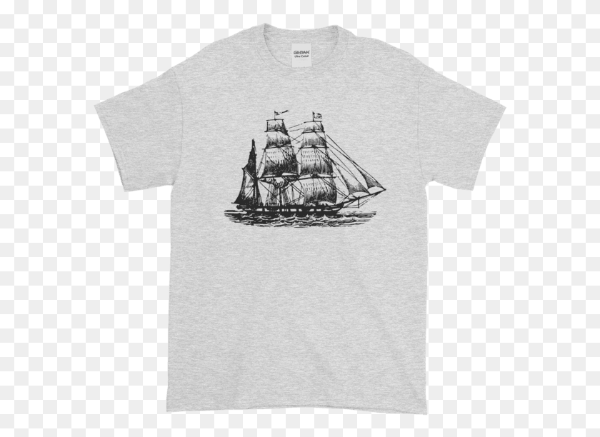 581x552 Cool Vintage Design Old Pirate Ship T Shirt She39s Someone, Clothing, Apparel, Boat HD PNG Download