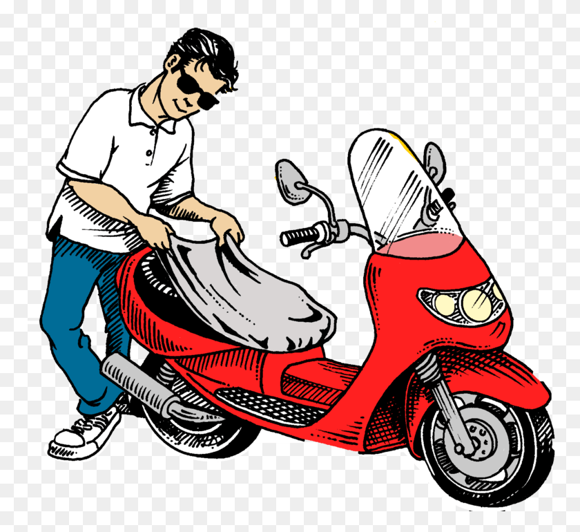 769x710 Coolass Guy Copy, Moped, Motor Scooter, Motorcycle HD PNG Download