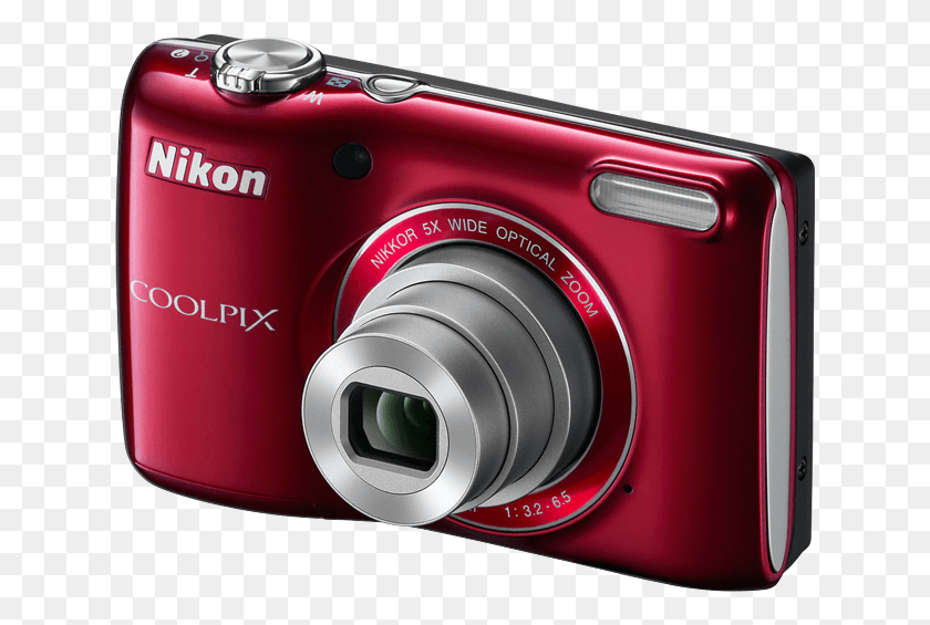 633x505 Coolpix L26 Camara Nikon Coolpix, Фотоаппарат, Электроника, Цифровая Камера Png Скачать