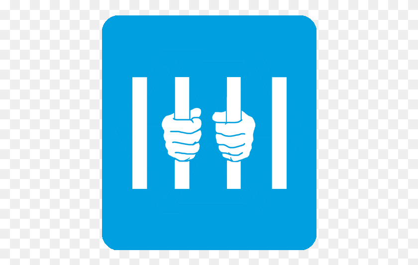 432x473 Coolshaft Sign, Prison, Hand HD PNG Download