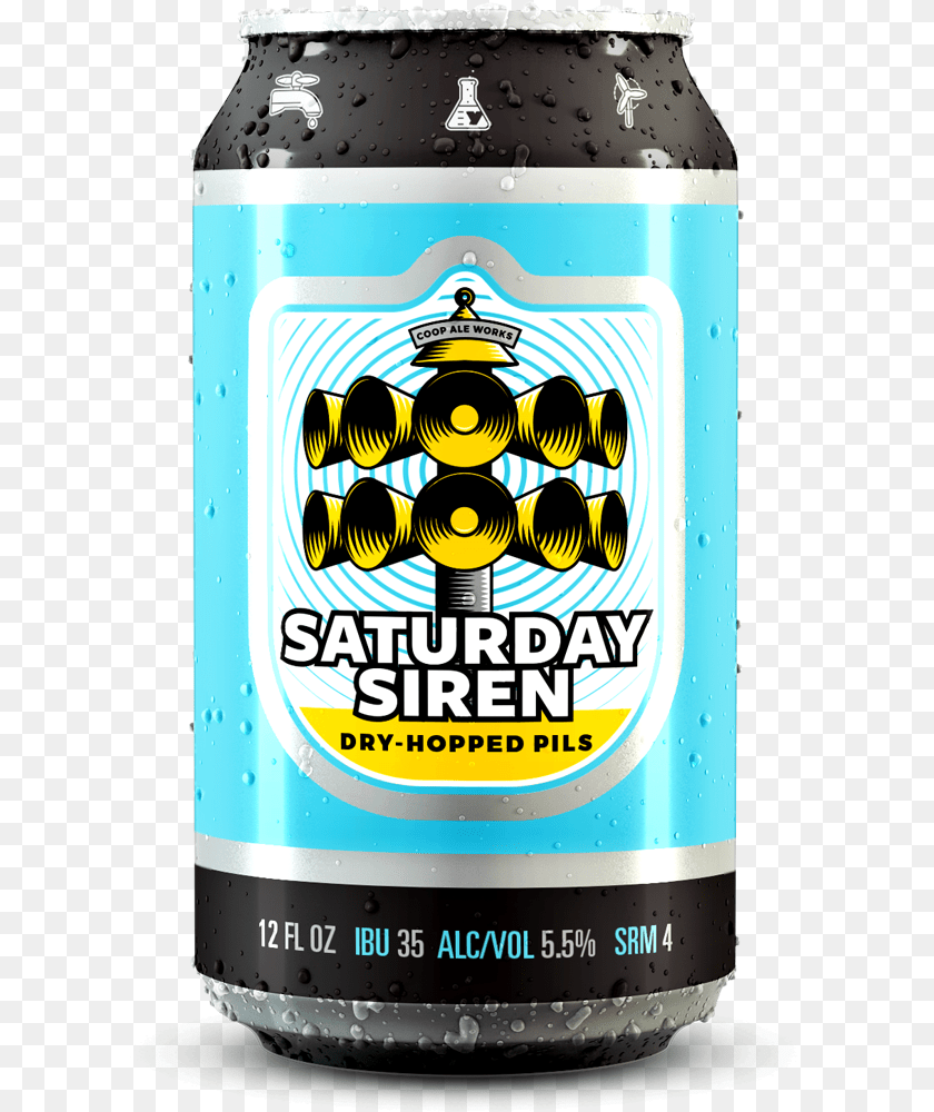 606x1000 Coop Ale Saturday Siren, Alcohol, Beer, Beverage, Lager Clipart PNG