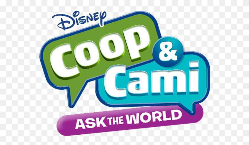 578x431 Coopcami Coop And Cami Ask The World Logo, Word, Gum, Food HD PNG Download