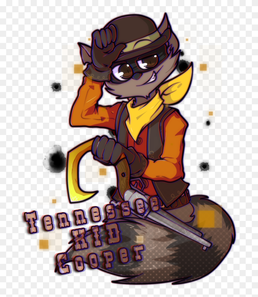 715x908 Cooper By Geekykitten On Sly Cooper 4 Tennessee, Helmet, Clothing, Apparel HD PNG Download