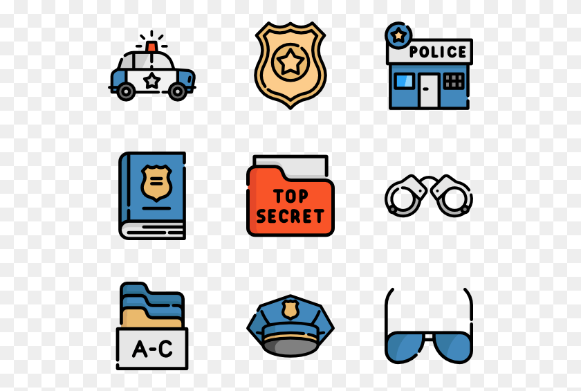 529x505 Cop Icon Packs Police Icons Psd, Text, Alphabet, Symbol HD PNG Download