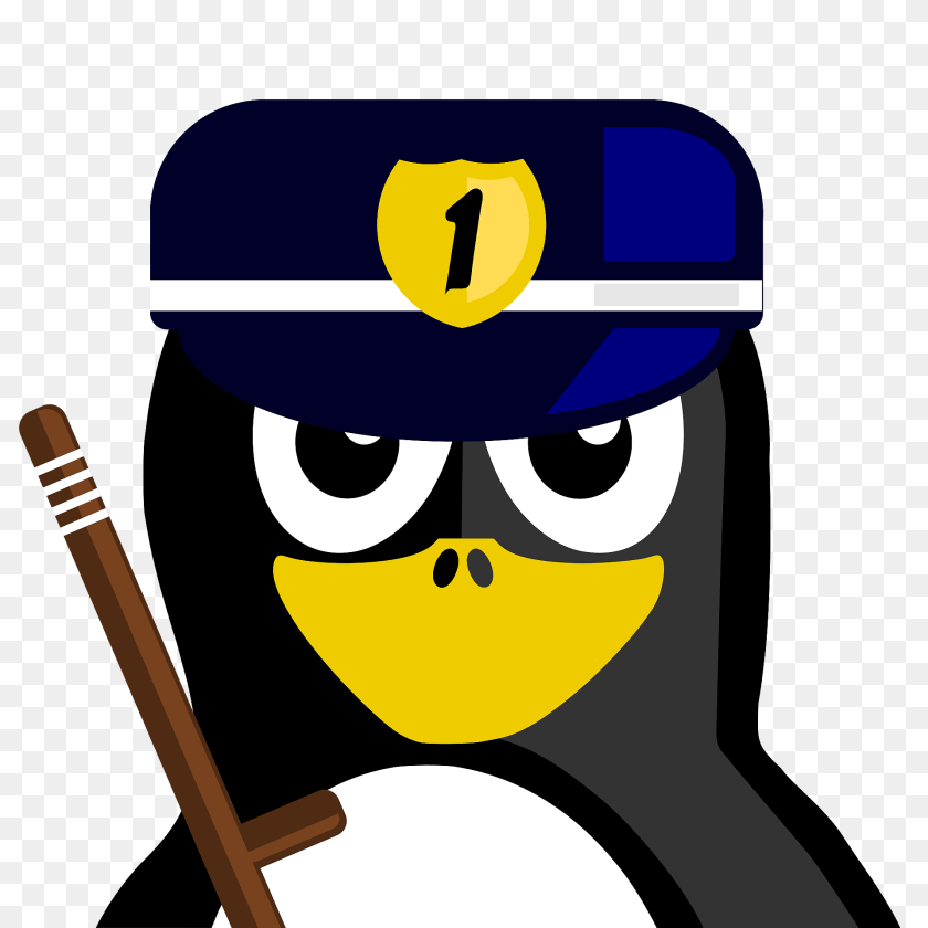 Cop Penguin Clipart, People, Person PNG