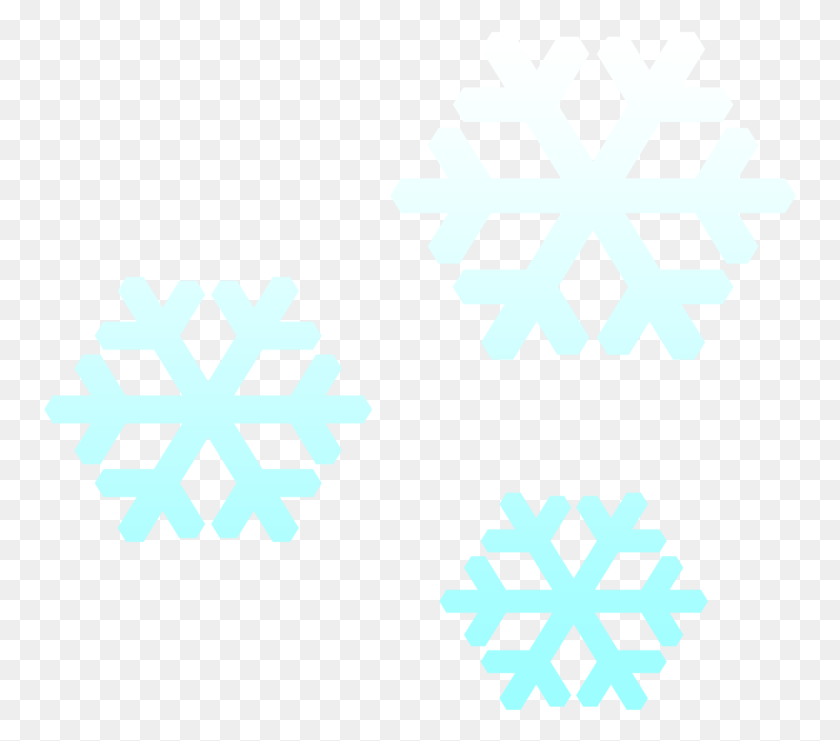 754x681 Copos De Nieve Snowflakes White On Red, Snowflake HD PNG Download
