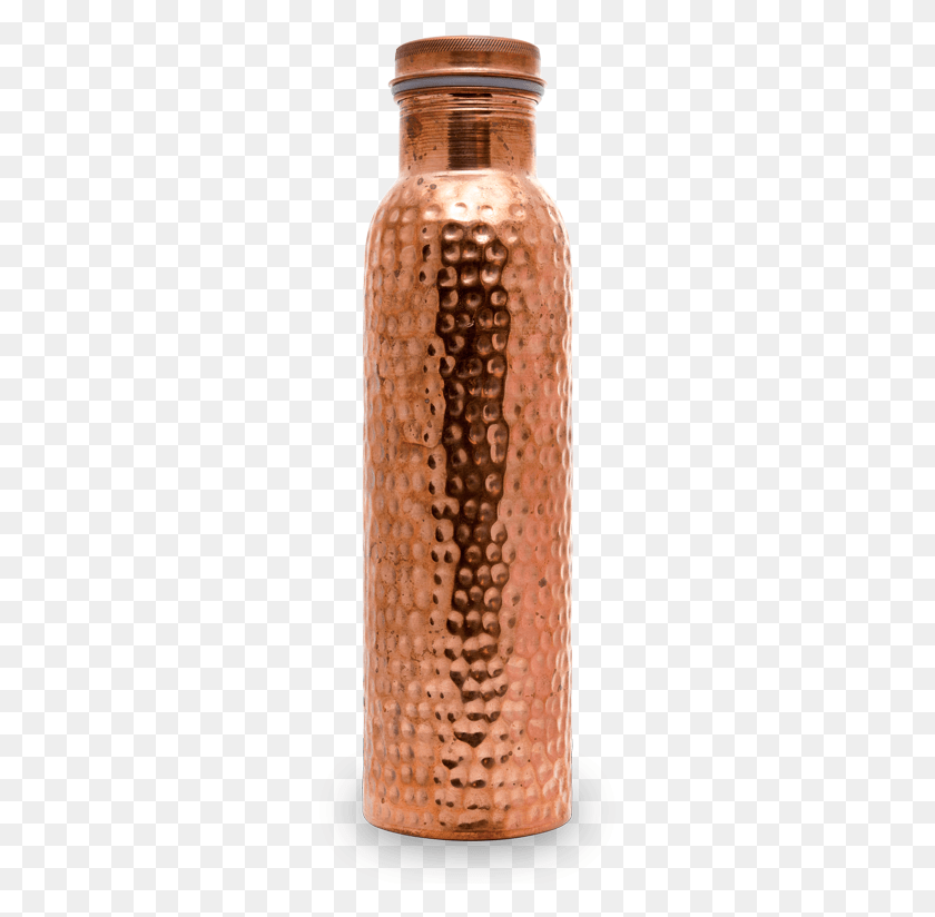 287x764 Copper Bottle Aug08163 Copper Water Bottles Transparent, Shaker, Food, Ice Pop HD PNG Download