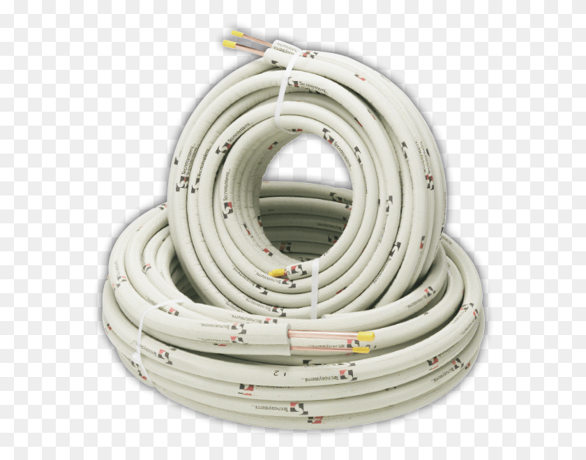 576x599 Copper Insulated Pipes Wiring Pipe, Hose, Cable Descargar Hd Png