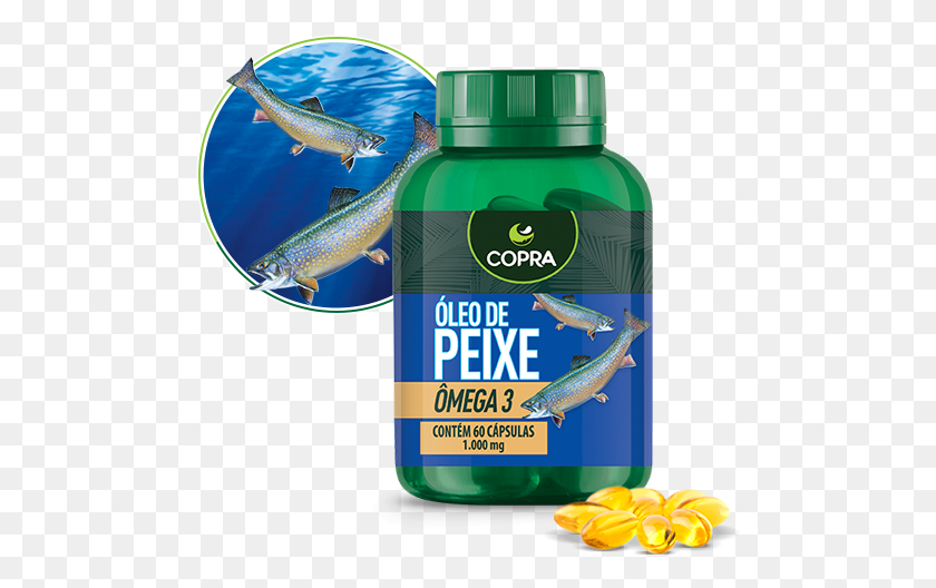 490x468 Copra Oleo De Peixe, Fish, Animal, Medication HD PNG Download