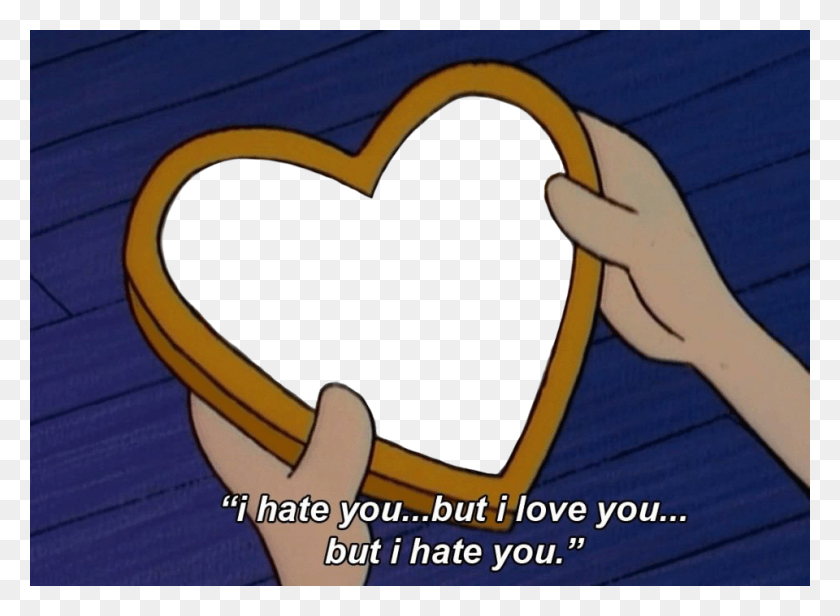 960x685 Copy Discord Cmd Hate You But I Love You Arnold, Heart, Cushion, Interior Design HD PNG Download