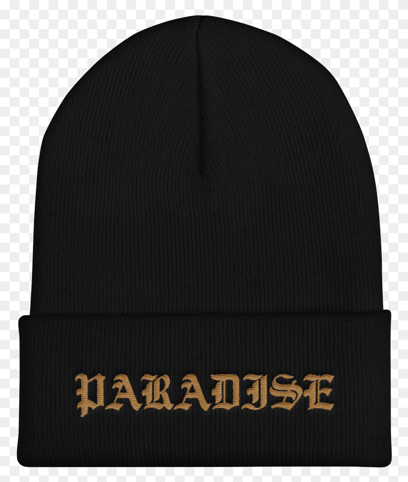 774x933 Copy Mockup Front Flat Black Min Beanie, Clothing, Apparel, Hat HD PNG Download
