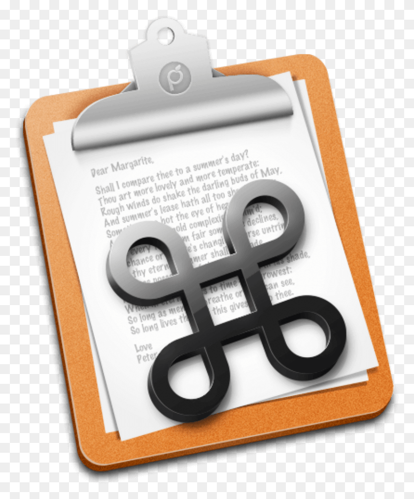 828x1013 Copypaste Pro For Mac Clipboard Mac Icon, Text, Alphabet, Number HD PNG Download