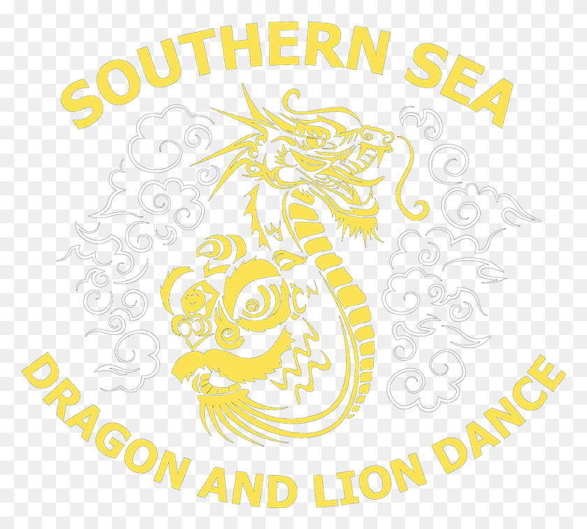 964x863 Copyright 2015 Southern Sea Lion Dance Titles Casper, Dragon, Text, Label HD PNG Download