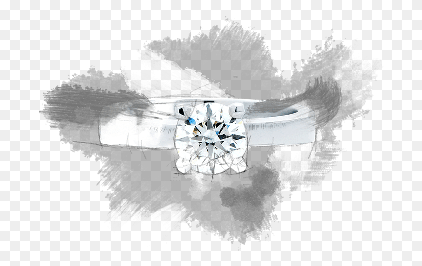 688x470 Copyright 2018 Filigree Fine Jewels Reflection, Diamond, Gemstone, Jewelry HD PNG Download