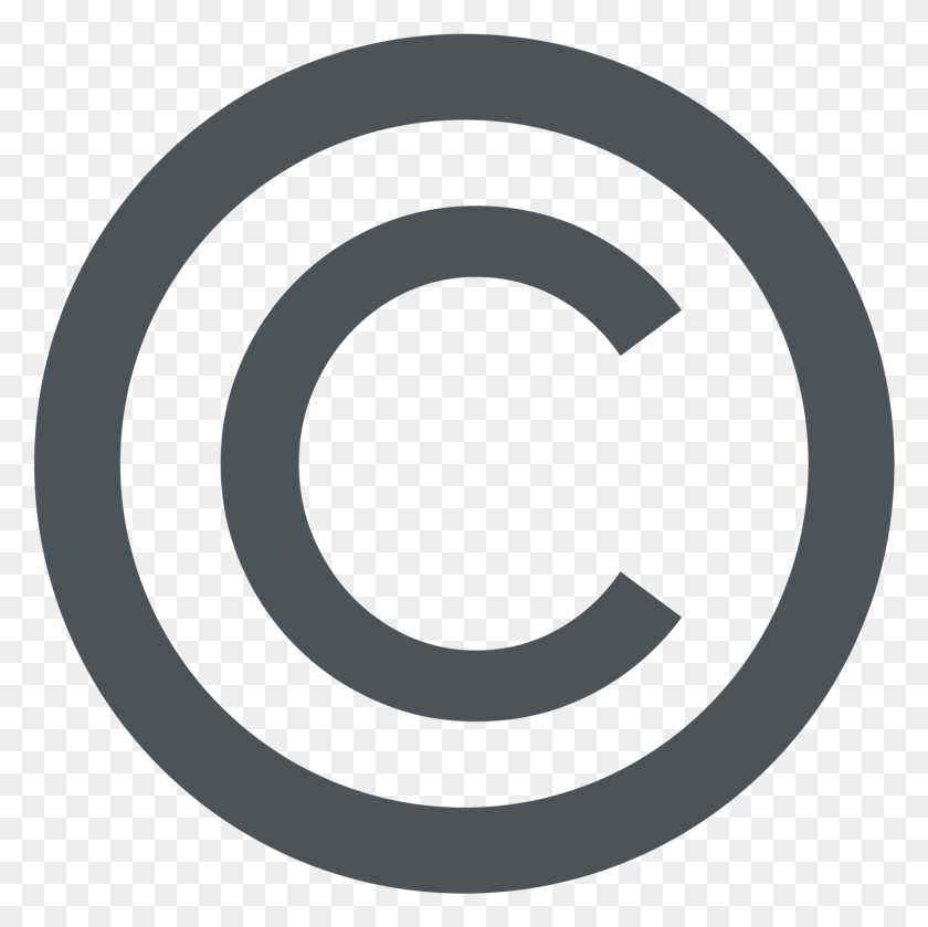 1691x1690 Символ Авторского Права Emoji Товарный Знак Прозрачный Фон Символ Авторского Права, Текст, Символ, Спираль Png Скачать