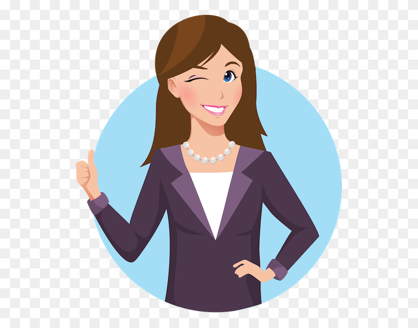 535x600 Copywriting Thumbs Up Perth Business Owner Thumbs Up Woman Clipart, Female, Person, Human HD PNG Download