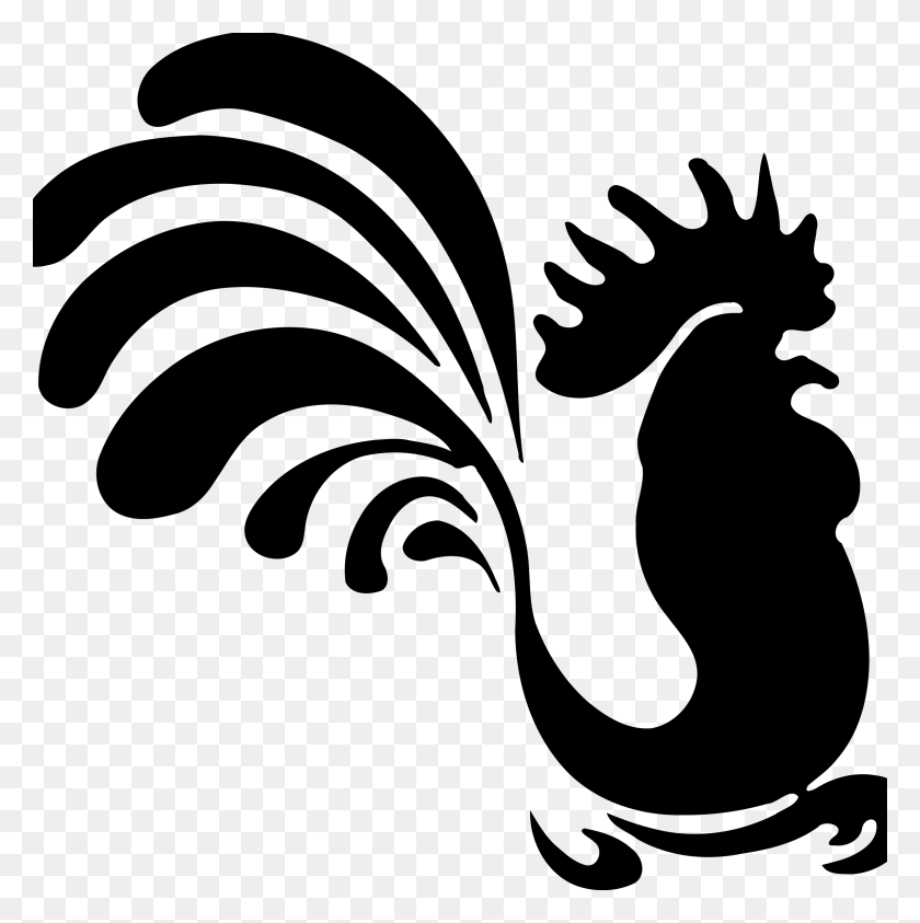 2400x2412 Png Изображение - Coq Clip Arts Chicken Vector Art, Серый, Мир Варкрафта Png Скачать