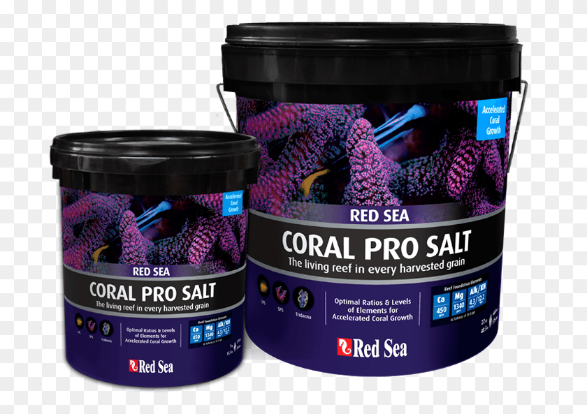 703x533 Coral Salt Red Sea Coral Pro Salt Bucket, Label, Text, Leisure Activities HD PNG Download