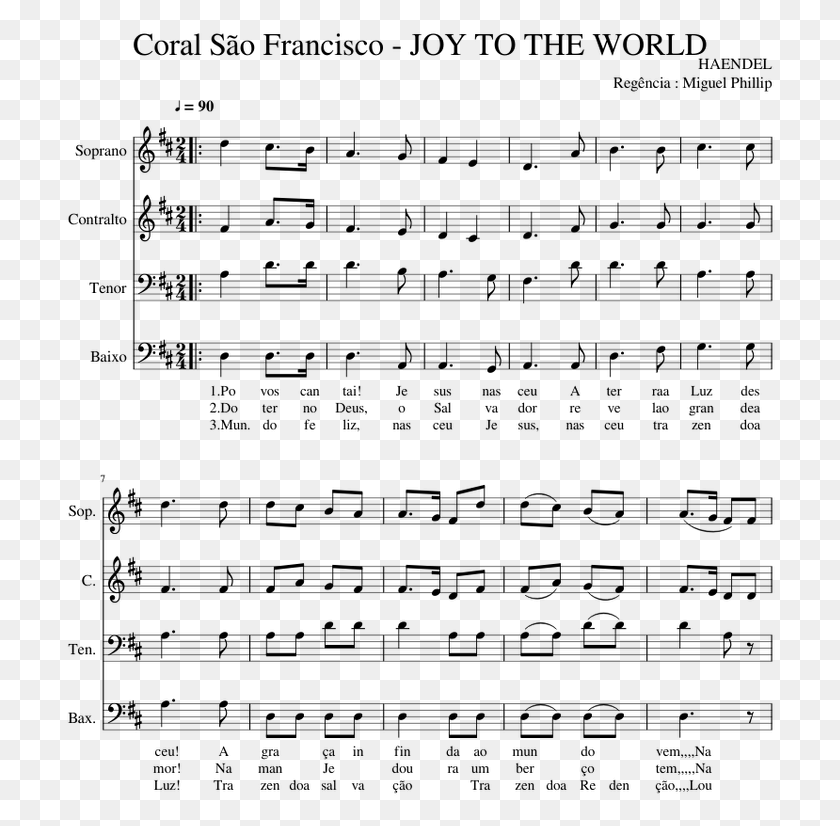 710x766 Coral So Francisco Jupiter Hymn Trumpet Sheet Music, Gray, World Of Warcraft HD PNG Download