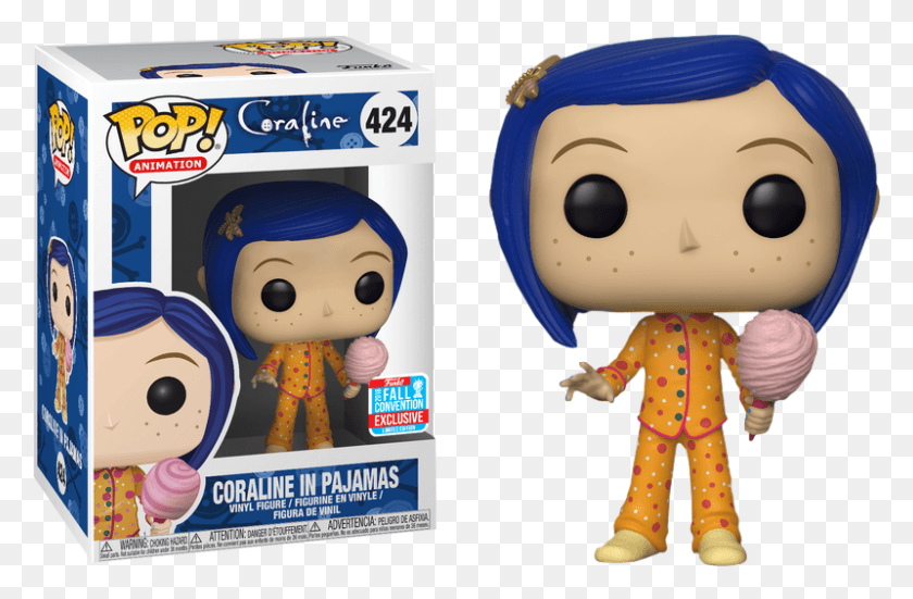 800x504 Coraline Funko Pop Coraline In Pajamas Coraline Funko Pop, Toy, Doll, Text HD PNG Download