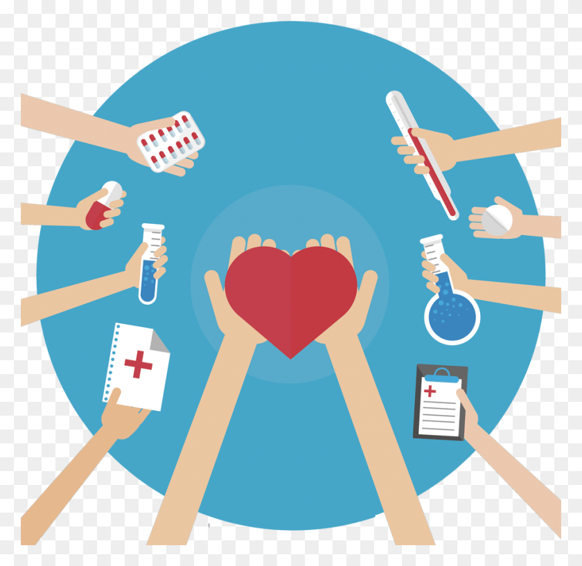 920x894 Corazon Health Check Up Gif, Hand, Text, Label HD PNG Download