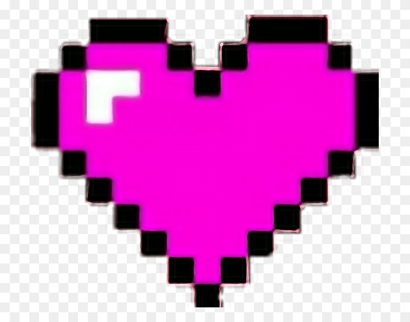 712x600 Corazones Corazon Heart Hearts Pixeles Minecraft Maincr, Pac Man HD PNG Download