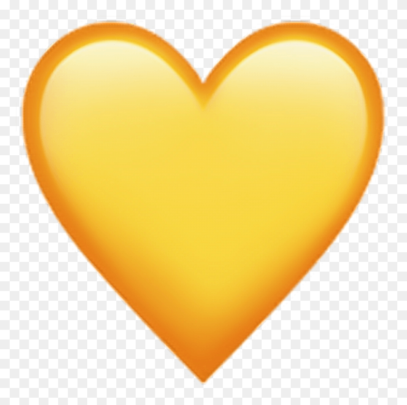 999x993 Emoji Сердце Emoji Желтый Corazones, Воздушный Шар, Шар, Плектр Hd Png Скачать
