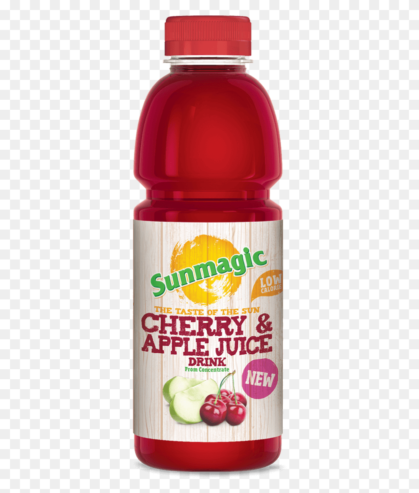 309x928 Core Apple Amp Cherry Пластиковая Бутылка, Растение, Олово, Напиток Hd Png Скачать