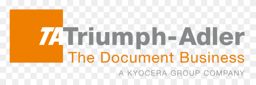 1098x310 Логотип Клиента Coremedia Triumph Adler Оранжевый, Текст, Алфавит, Слово Hd Png Скачать