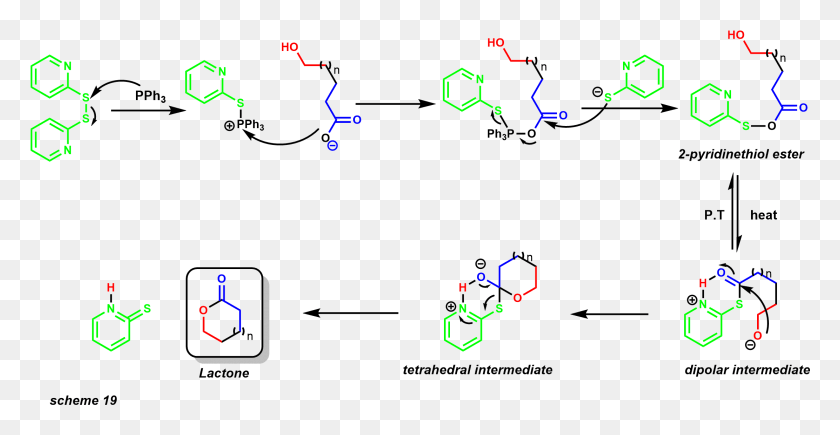 2223x1070 Corey Nicolaou Macrolactonization19 Triphenylphosphine Disulfide Reduction Mechanism, Text, Plot, Number HD PNG Download