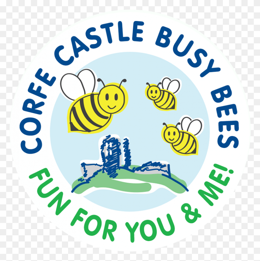 821x825 Corfe Castle Busy Bees Comisión Nacional De Seguridad Vial, Animal, Etiqueta, Texto Hd Png
