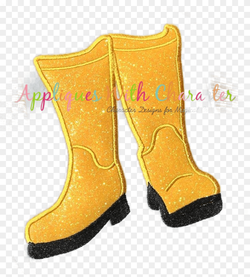 Cori Boots Applique Design Snow Boot, Clothing, Footwear, Cowboy Boot, Person Sticker PNG