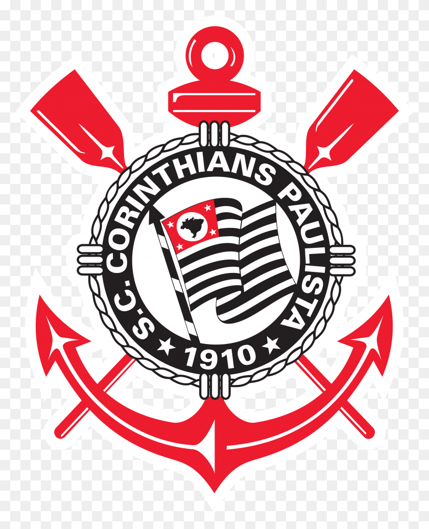 3500x4376 Corinthians Logo Ampndash Escudo Logodownloadorg Sport Club Corinthians Paulista, Symbol, Trademark, Emblem HD PNG Download