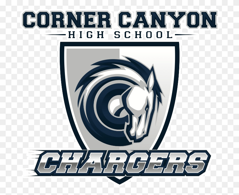 702x626 Corner Canyon Chargers Corner Canyon High Logo, Symbol, Trademark, Electronics HD PNG Download