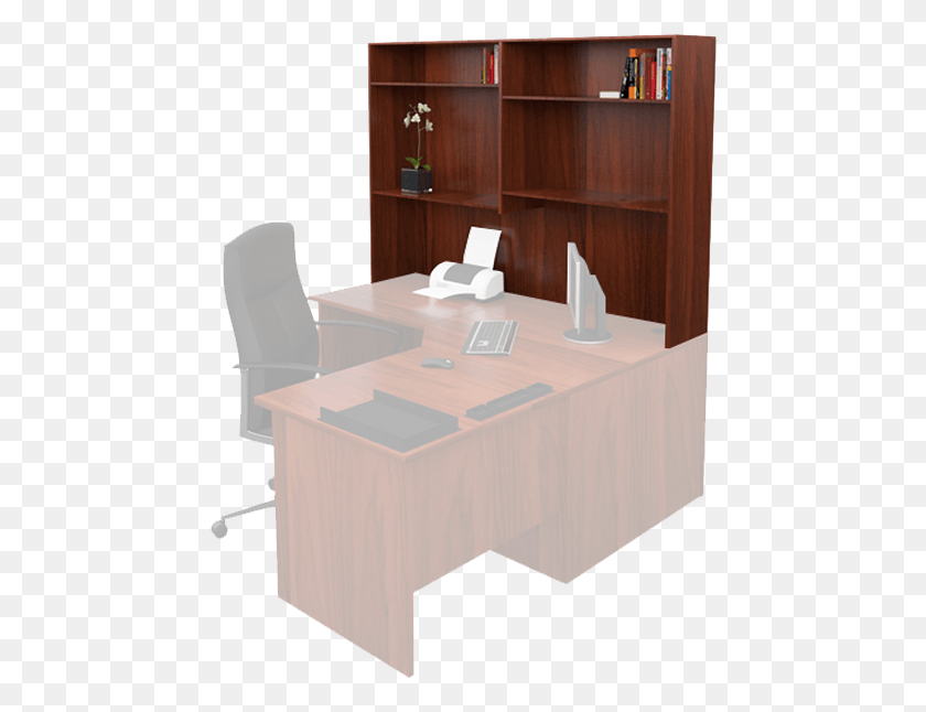 460x586 Corner Hutch Worksta Desk, Furniture, Table, Tabletop HD PNG Download