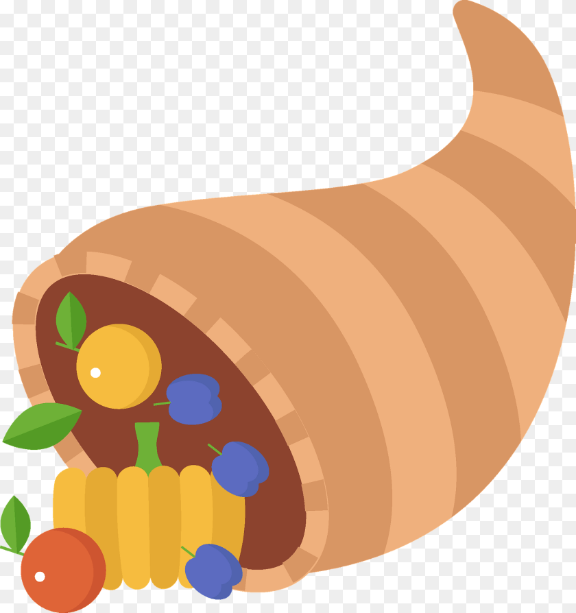 Cornucopia Clipart, Food PNG